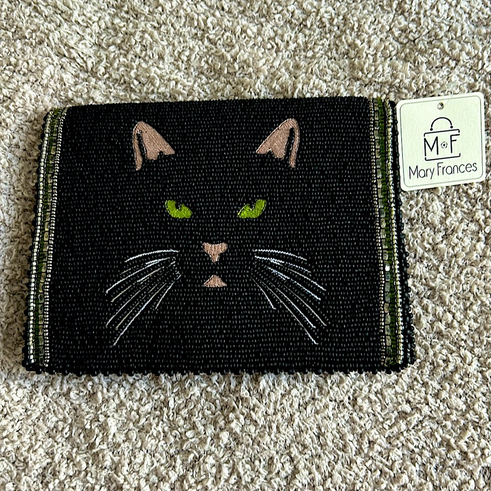 Brand New Mary Frances Cat Purse